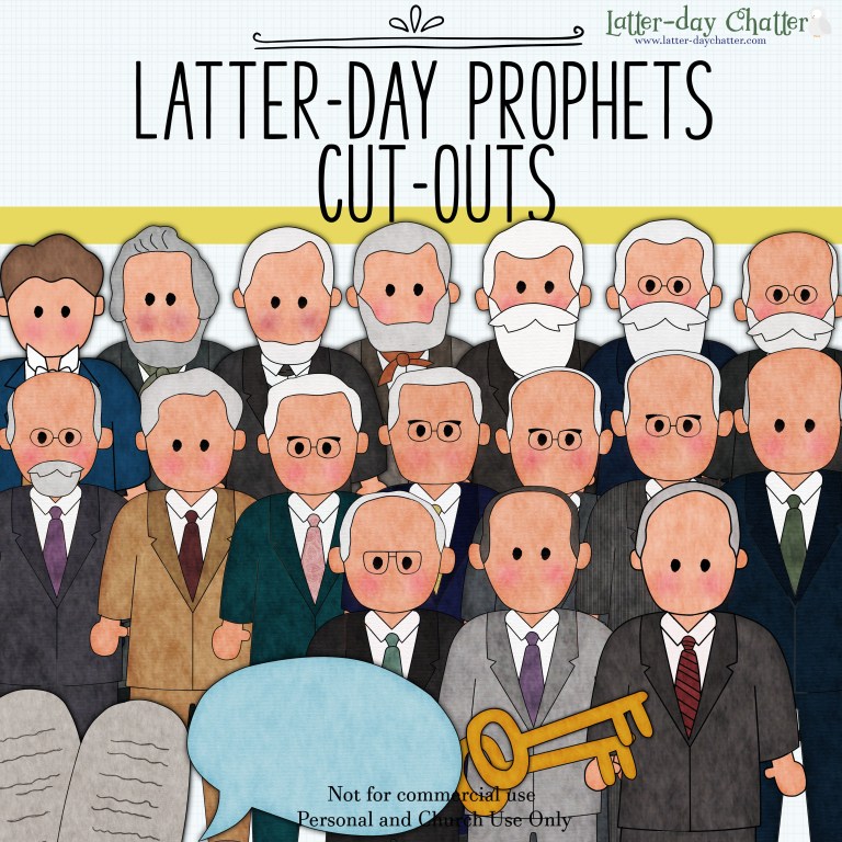 NEW! Latter-day Prophets Cut-outs
